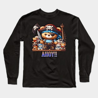 Pirate teddy bear Long Sleeve T-Shirt